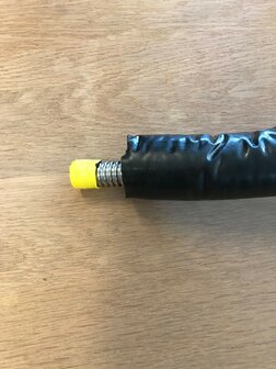 51161302G RVS golf buis enkel voor solarsystemen 2,5 meter