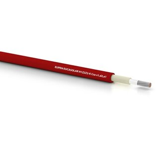 DC Kabelwerk 10mm&sup2; rood per meter