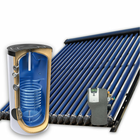 TechniQ VW Boiler 300 liter - 18 heatpipe CPC