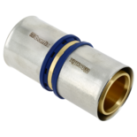10407B Alu-pers rechte koppeling 63 x 63 mm