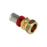 10601B Alu-pers rechte koppeling 16 x 12 mm knel