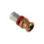 10701B Alu-pers rechte koppeling 16 x 12 mm knel