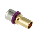 10803B Alu-pers rechte koppeling 26 x 22 mm insteek