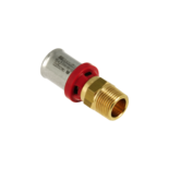 10901B Alu-pers rechte koppeling 3/8" x 16 mm puntstuk