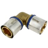 11207B Alu-pers kniekoppeling 63 mm