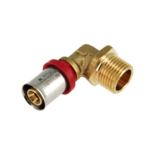 11301B Alu-pers kniekoppeling 1/2" x 16