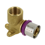 12205B Alu-pers Muurplaatkoppeling 3/4" x 26 mm Hoogte 47 mm 2001230