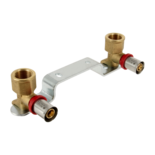 12401B Alu-pers Muurplaatbeugel  1/2" x 16 mm 2001905