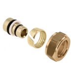 13402B Alu-pers  Knelset voor ALU-PEX (multilayer) 16 voor in knelhuis 15 mm 23910