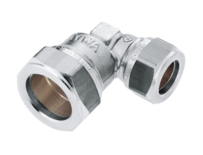 20812B Messing vertind Verloopknie 28 x 22 mm 82481AN