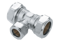 21312B Messing T-Koppeling verlopend vertind 22 x 15 x 22 mm 82505AN