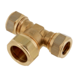 21317B Messing T-Koppeling verlopend 22 x 28 x 22 mm 82519