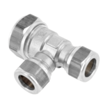 21325B Messing T-Koppeling verlopend vertind 28 x 22 x 22 mm 82513AN