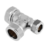 21331B Messing T-Koppeling verlopen vertind 28 x 28 x 22 mm 82515AN