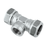 21414B Messing T-Koppeling binnendraad  vertind 28 x 1/2" x 28 mm 82642AN