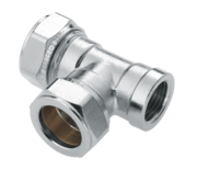 21602B Messing T-Koppeling binnendraad vertind 15 x 15 x 1/2" mm 82615AN