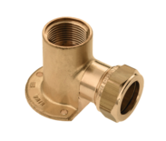 21906B Messing Muurplaatkoppeling  3/4" x 22 mm 82573