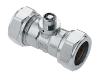 22201B Messing Rechte Koppeling met ontluchter vertind 15 x 15 mm 82780AN