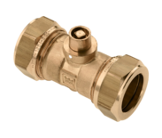 22202B Messing Rechte Koppeling met ontluchter 22 x 22 mm 82781