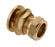 23103B Messing Tankdoorvoernippel met tegenmoer 28 mm 82562