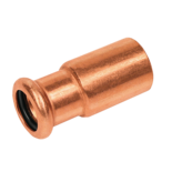 40402B Roodkoper Insteekkoppeling Ø15 x 12 mm 400302