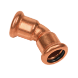 41010B Roodkoper Bocht 45° 54 x 54 mm 400635