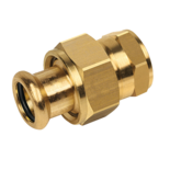 42608B Roodkoper 3-delige koppeling met vlakke dichting    1" x 28 mm 402935