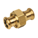 42806B Roodkoper 3-delige koppeling  42 x 42 mm 403130