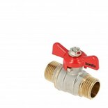 36301B Rode vlindergreep bediening drukklasse PN25 3/8" Bonfix 92560