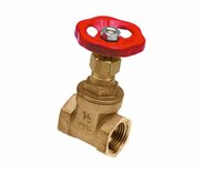 36811B Schuifafsluiter rood handwiel bediening drukklasse PN16 5" Bonfix 92850