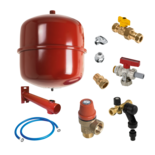 50302B Met REFLEX expansievat en SIMPLEX kraan 99059