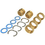 51530G Aansluitset 1" voor geribbelde Solarbuis DN20