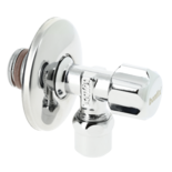 38105B Hoekstopkraan met rozet 3/8" x 10 mm 90204CR