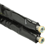 511613075G RVS golf buis dubbel voor solarsystemen 2 x 7,5 meter