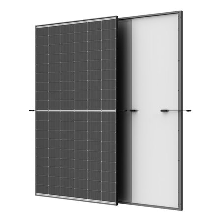 Trina Solar Vertex N 495W dubbel glas half uitgesneden zwart frame
