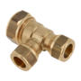 21313B Messing T-Koppeling verlopend 22 x 15 x 15 mm 82506