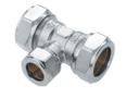 21322B Messing T-Koppeling verlopend vertind 28 x 15 x 28 mm 82508AN