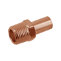 40702B Roodkoper Insteekkoppeling 1/2" x Ø12 mm