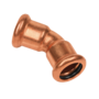 41004B Roodkoper Bocht 45° 16 x 16 mm 400607