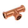 41730B Roodkoper T- Koppeling verlopend 22 x 28 x 22 mm 402131