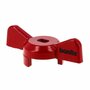 37401B Losse vlindergreep rood 1/4" - 3/4"